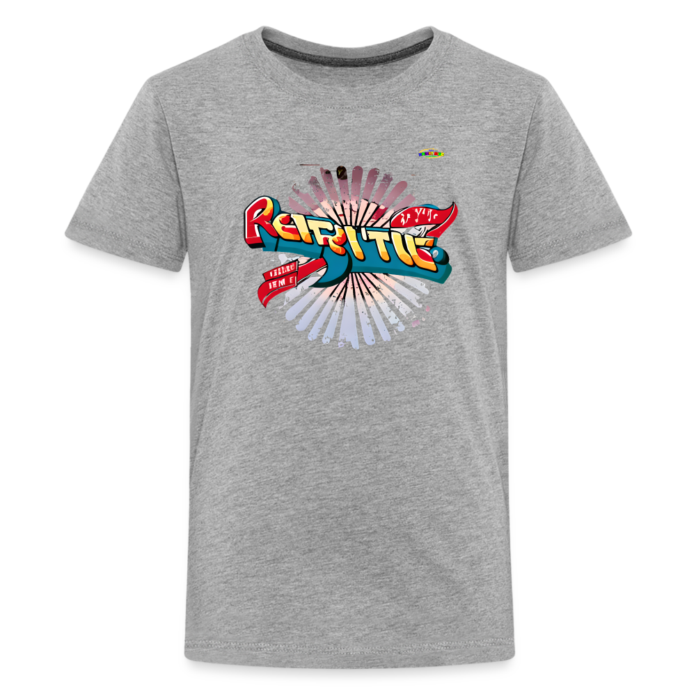 Spreading the Groove Logo Children's Premium T-Shirt -MyBrightSideClothing - heather gray