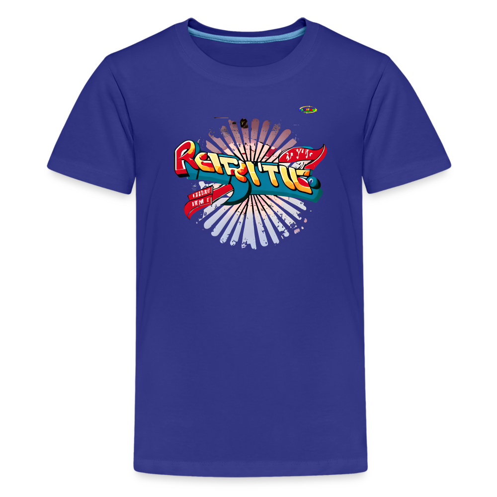 Spreading the Groove Logo Children's Premium T-Shirt -MyBrightSideClothing - royal blue