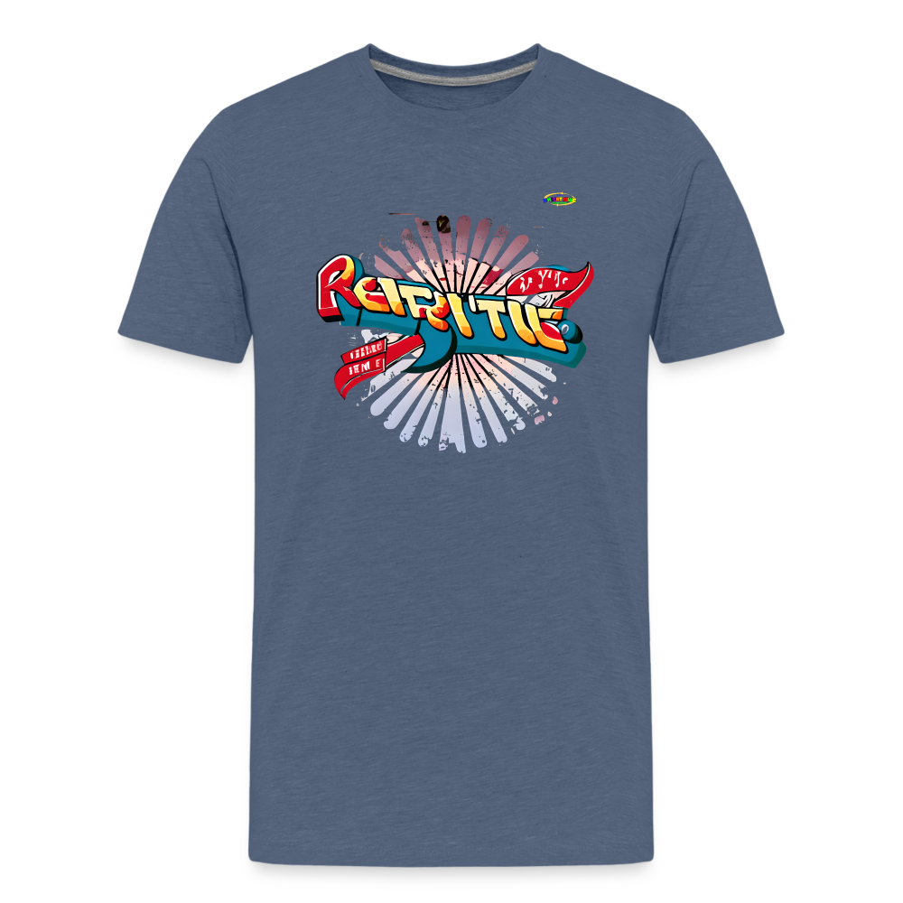 Spreading the Groove Logo Children's Premium T-Shirt -MyBrightSideClothing - heather blue