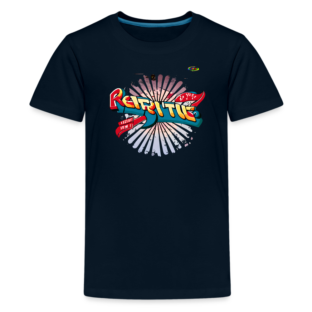 Spreading the Groove Logo Children's Premium T-Shirt -MyBrightSideClothing - deep navy