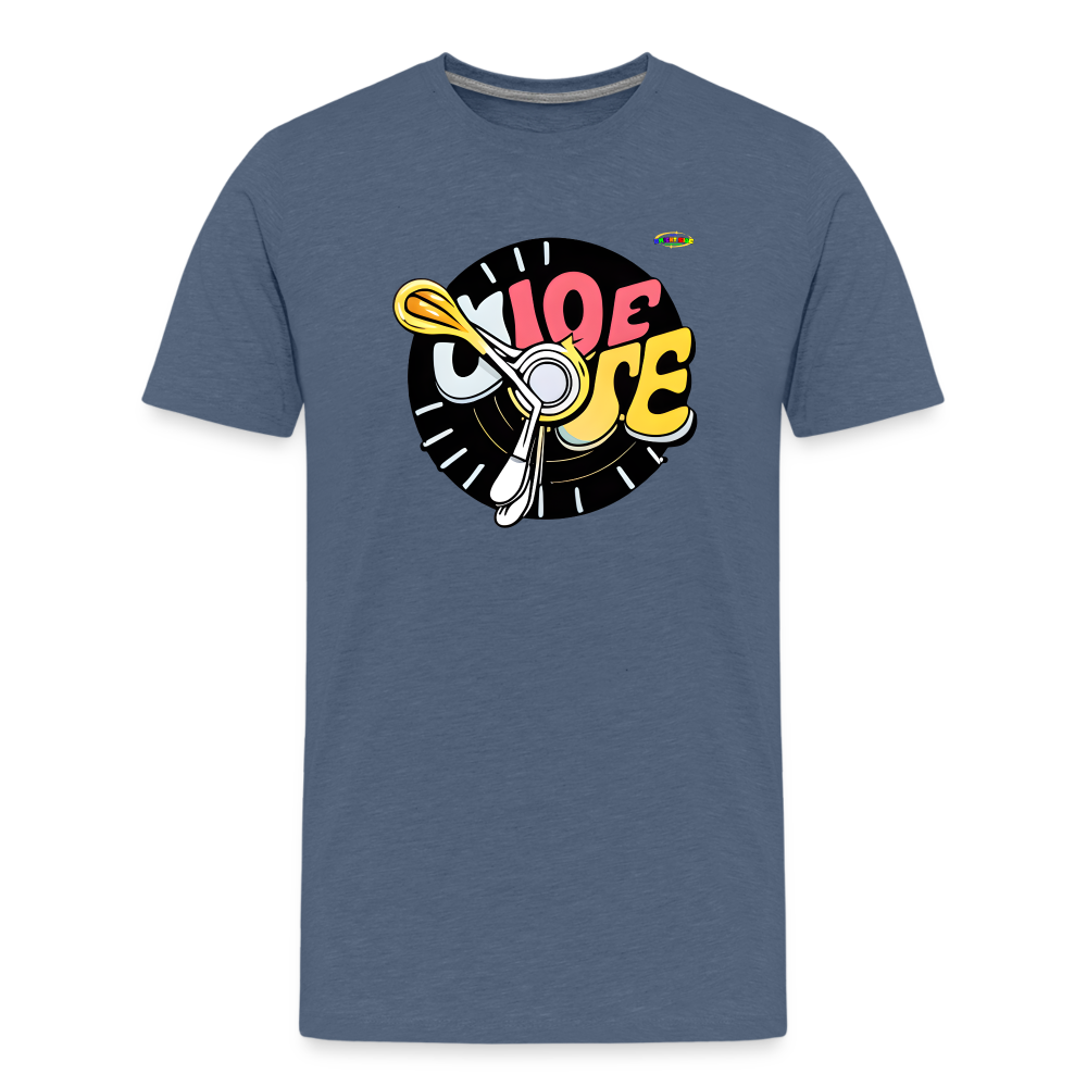 Its Music Time Logo Children's Premium T-Shirt -MyBrightSideClothing - heather blue