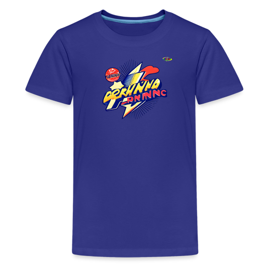 Running a Bright Life Logo Children's Premium T-Shirt -MyBrightSideClothing - royal blue