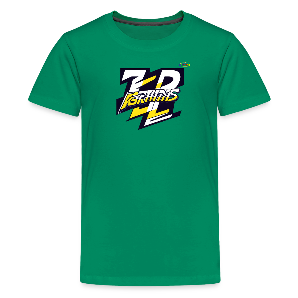 Super Charging  Life Logo Children's Premium T-Shirt -MyBrightSideClothing - kelly green