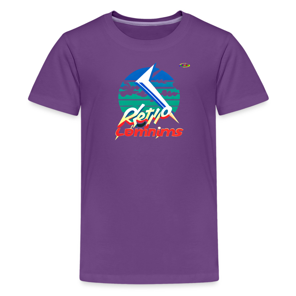 Summer Groove Logo Children's Premium T-Shirt -MyBrightSideClothing - purple