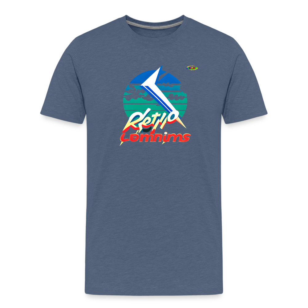 Summer Groove Logo Children's Premium T-Shirt -MyBrightSideClothing - heather blue