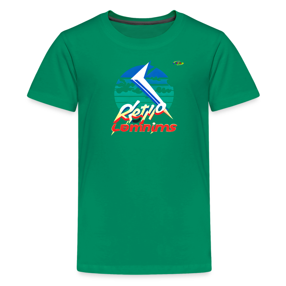 Summer Groove Logo Children's Premium T-Shirt -MyBrightSideClothing - kelly green