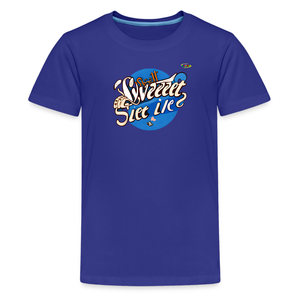 Sweet life Logo Children's Premium T-Shirt-My Bright Side Clothing - royal blue