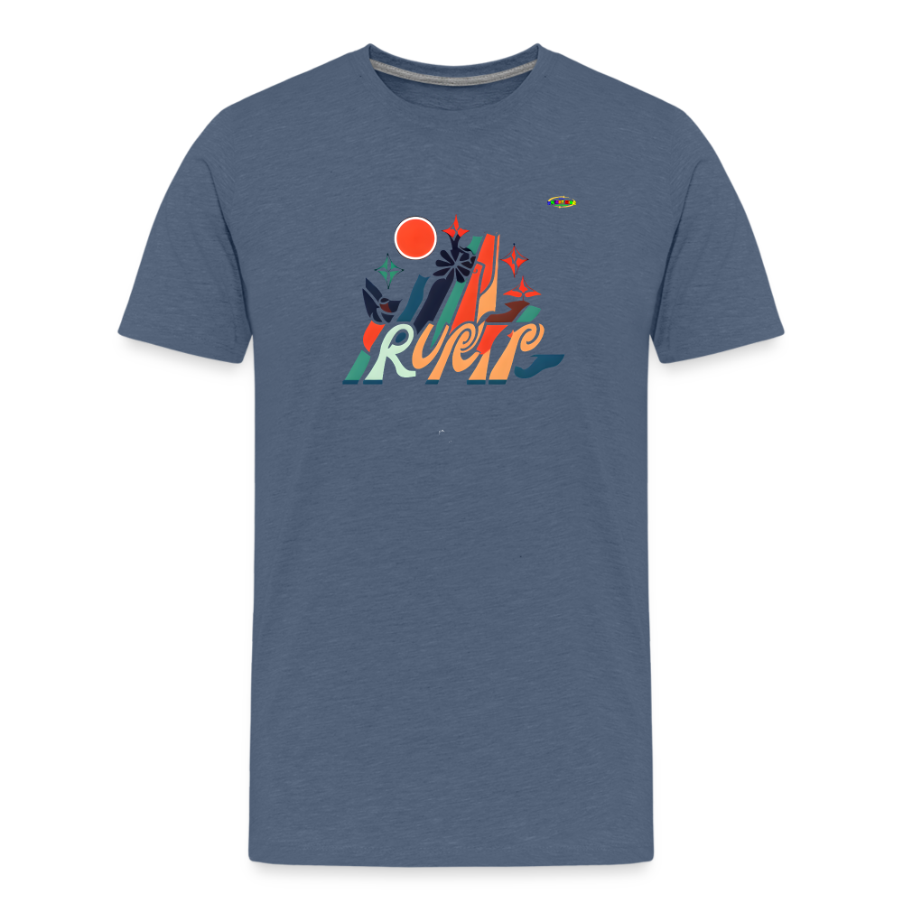 Summer Fun Logo Children's Premium T-Shirt-My Bright Side Clothing - heather blue