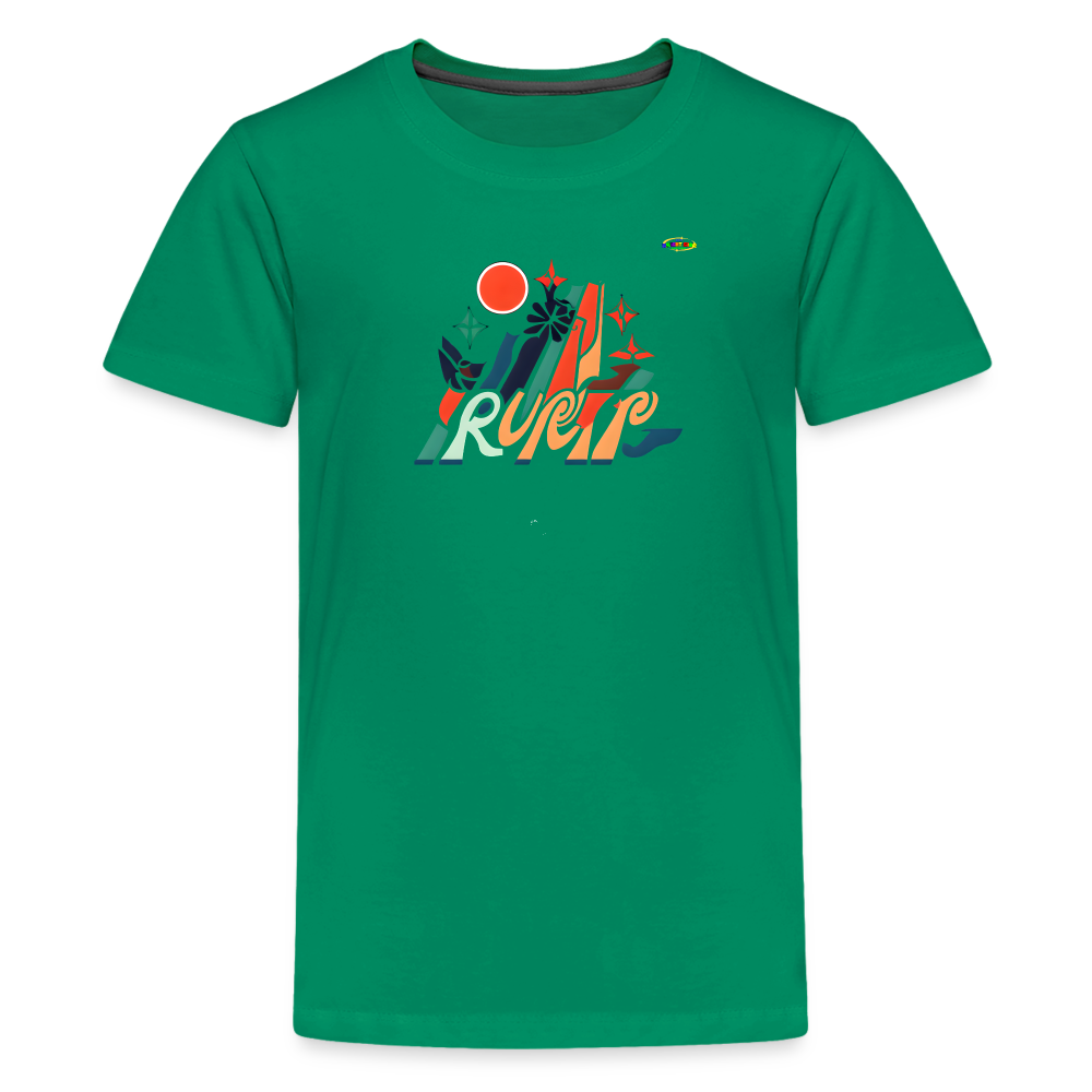 Summer Fun Logo Children's Premium T-Shirt-My Bright Side Clothing - kelly green