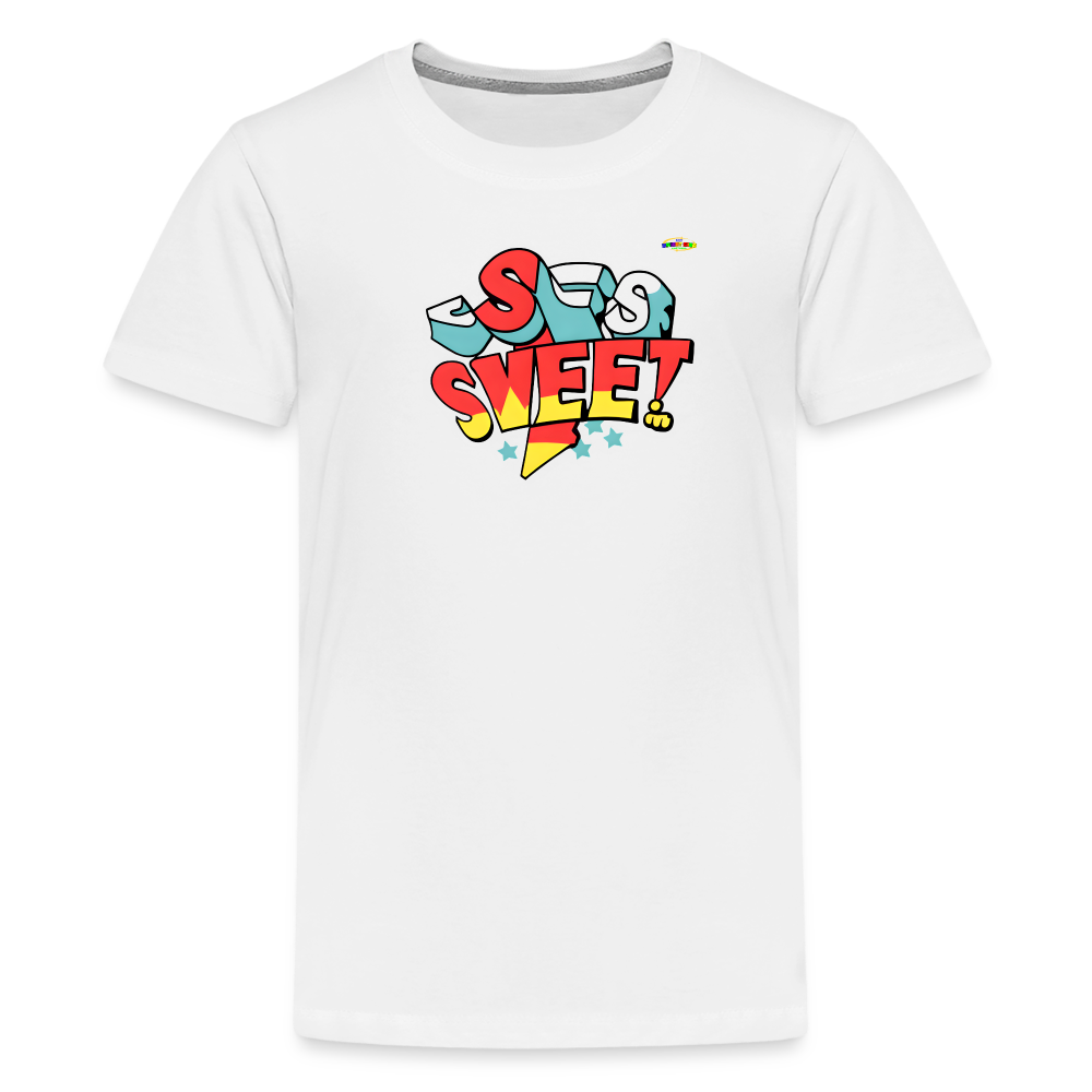 Sweet Sports Lover Logo Children's  Premium T-Shirt-My Bright Side Clothing - white