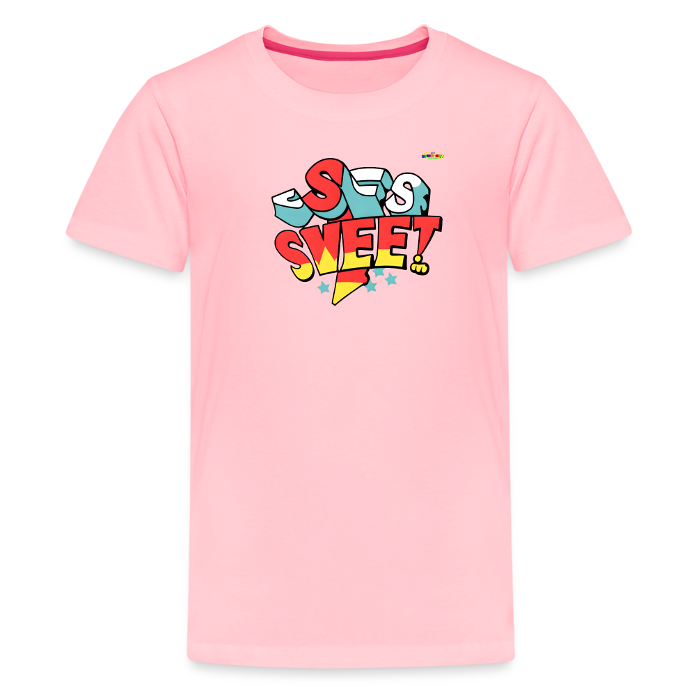 Sweet Sports Lover Logo Children's  Premium T-Shirt-My Bright Side Clothing - pink