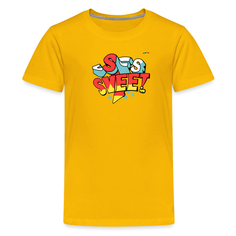 Sweet Sports Lover Logo Children's  Premium T-Shirt-My Bright Side Clothing - sun yellow