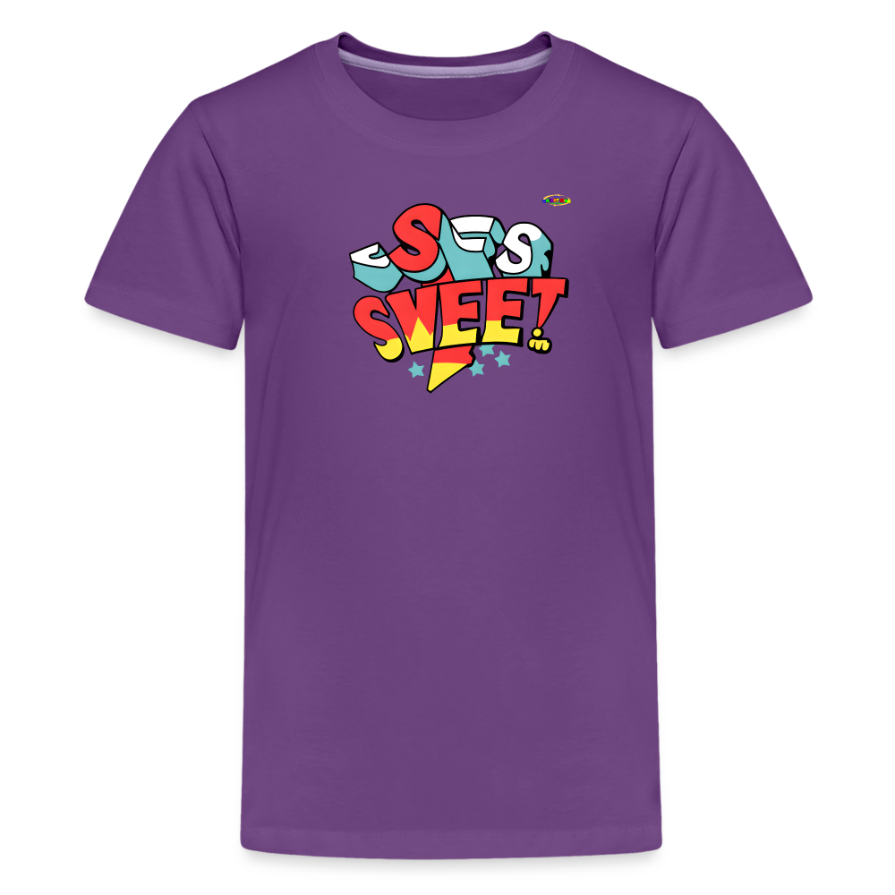 Sweet Sports Lover Logo Children's  Premium T-Shirt-My Bright Side Clothing - purple