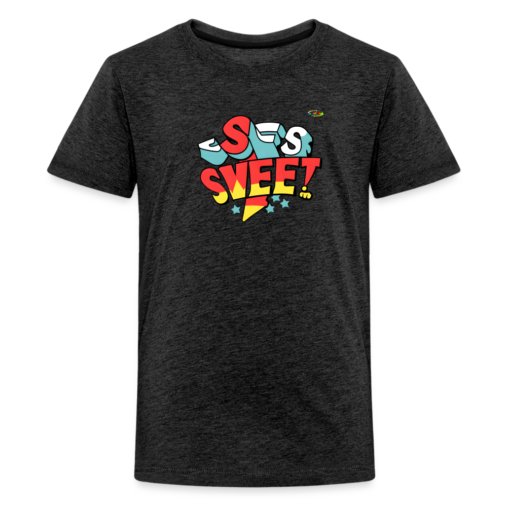 Sweet Sports Lover Logo Children's  Premium T-Shirt-My Bright Side Clothing - charcoal grey