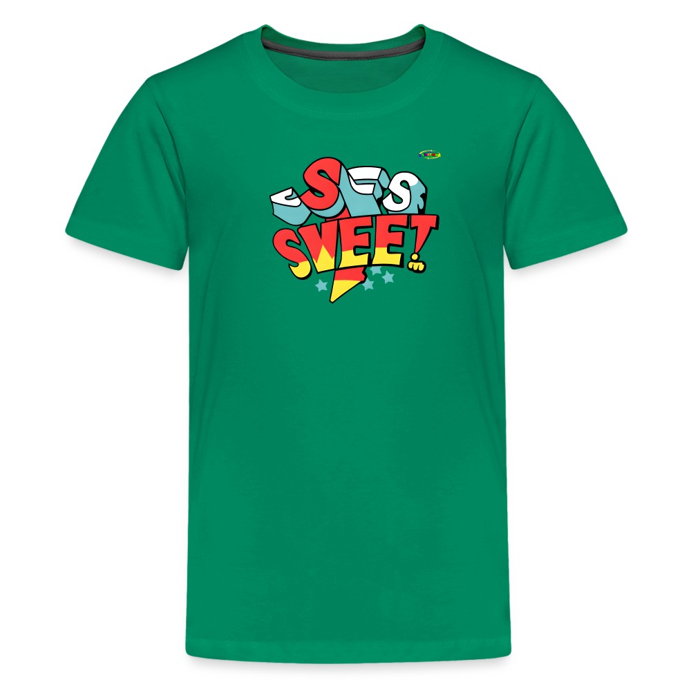 Sweet Sports Lover Logo Children's  Premium T-Shirt-My Bright Side Clothing - kelly green