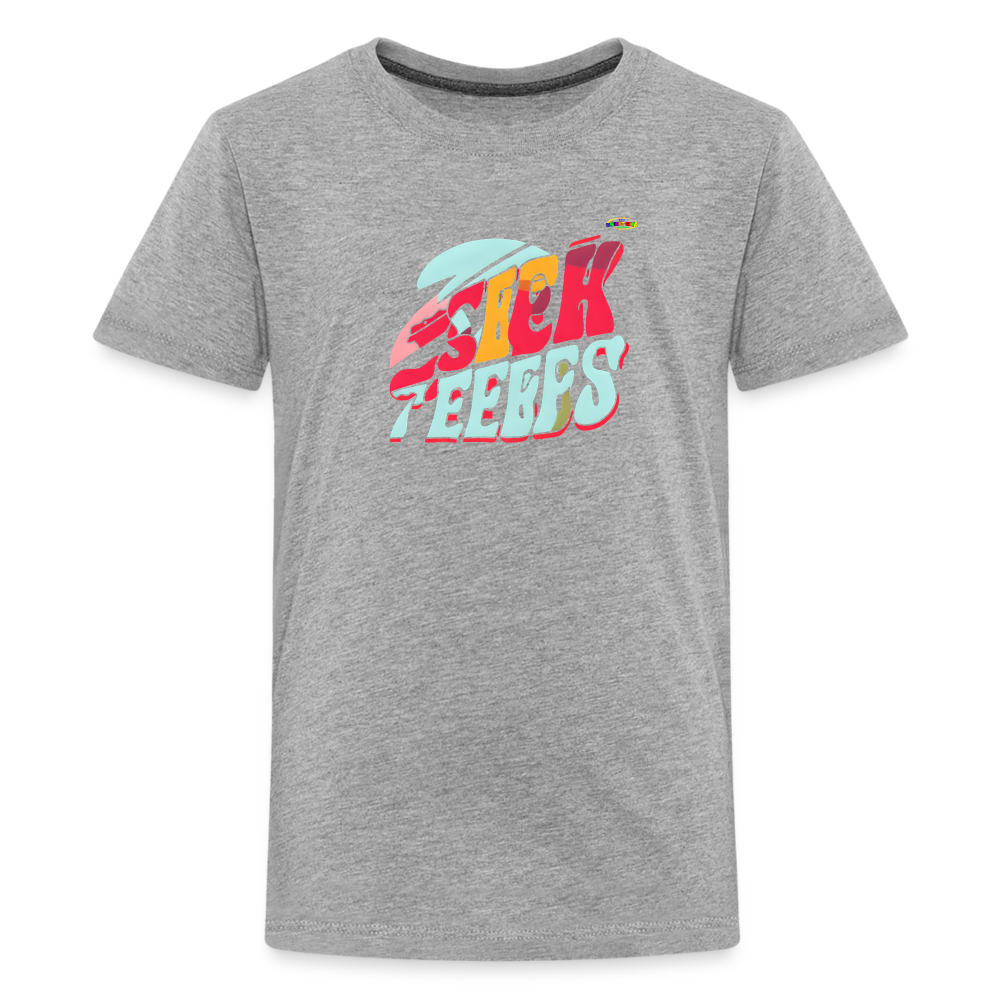 Super Sports Logo Children's  Premium T-Shirt-My Bright Side Clothing - heather gray