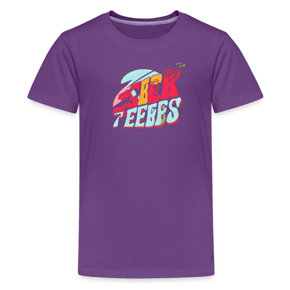 Super Sports Logo Children's  Premium T-Shirt-My Bright Side Clothing - purple