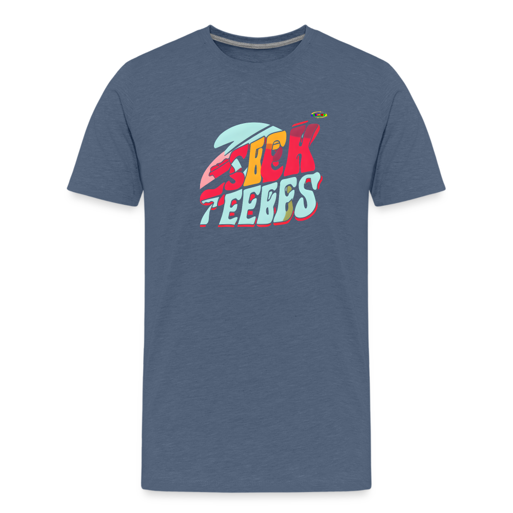 Super Sports Logo Children's  Premium T-Shirt-My Bright Side Clothing - heather blue