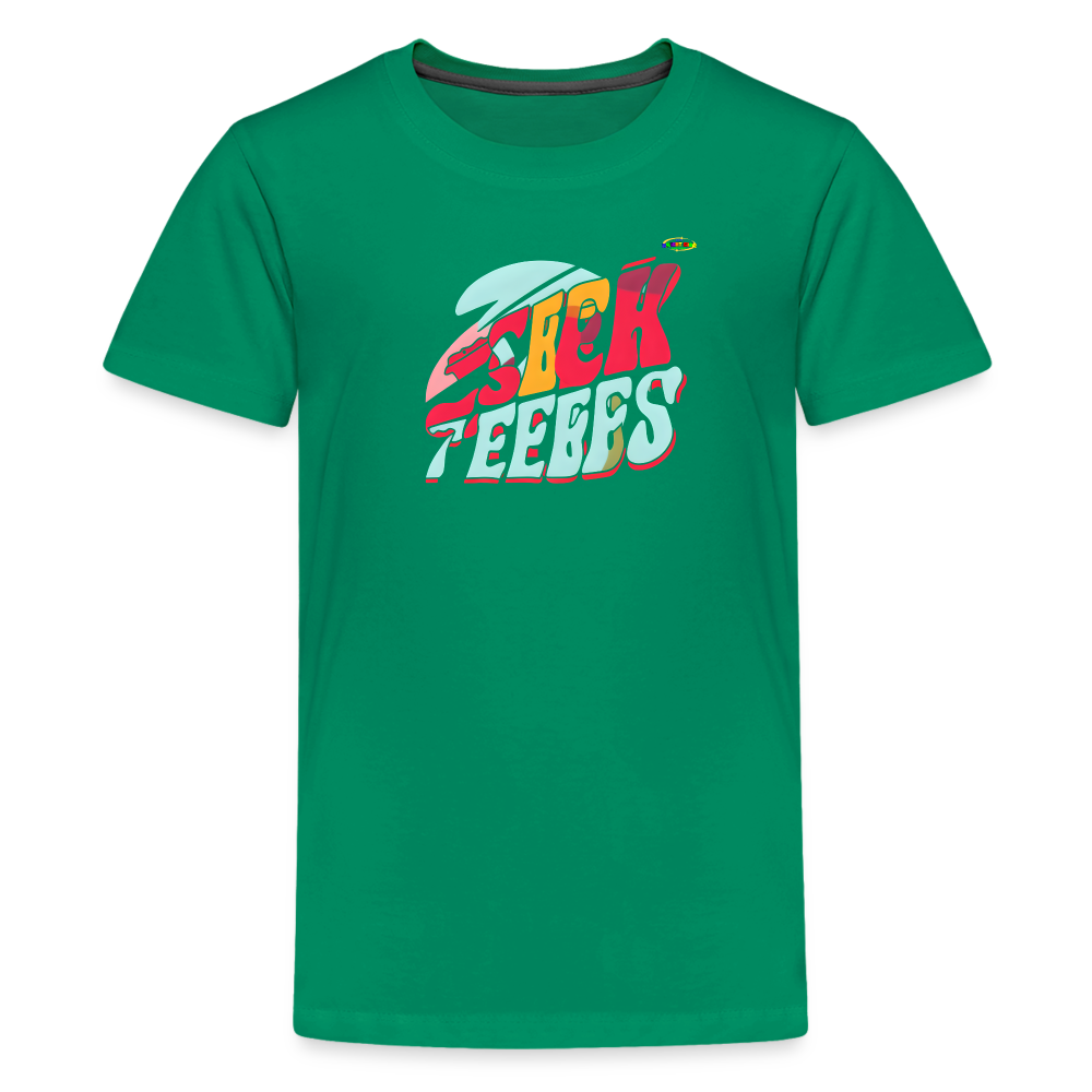 Super Sports Logo Children's  Premium T-Shirt-My Bright Side Clothing - kelly green