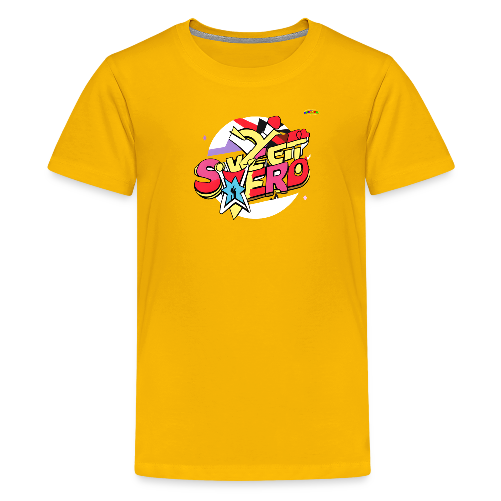 Super Star Sports Logo Children's  Premium T-Shirt-My Bright Side Clothing - sun yellow