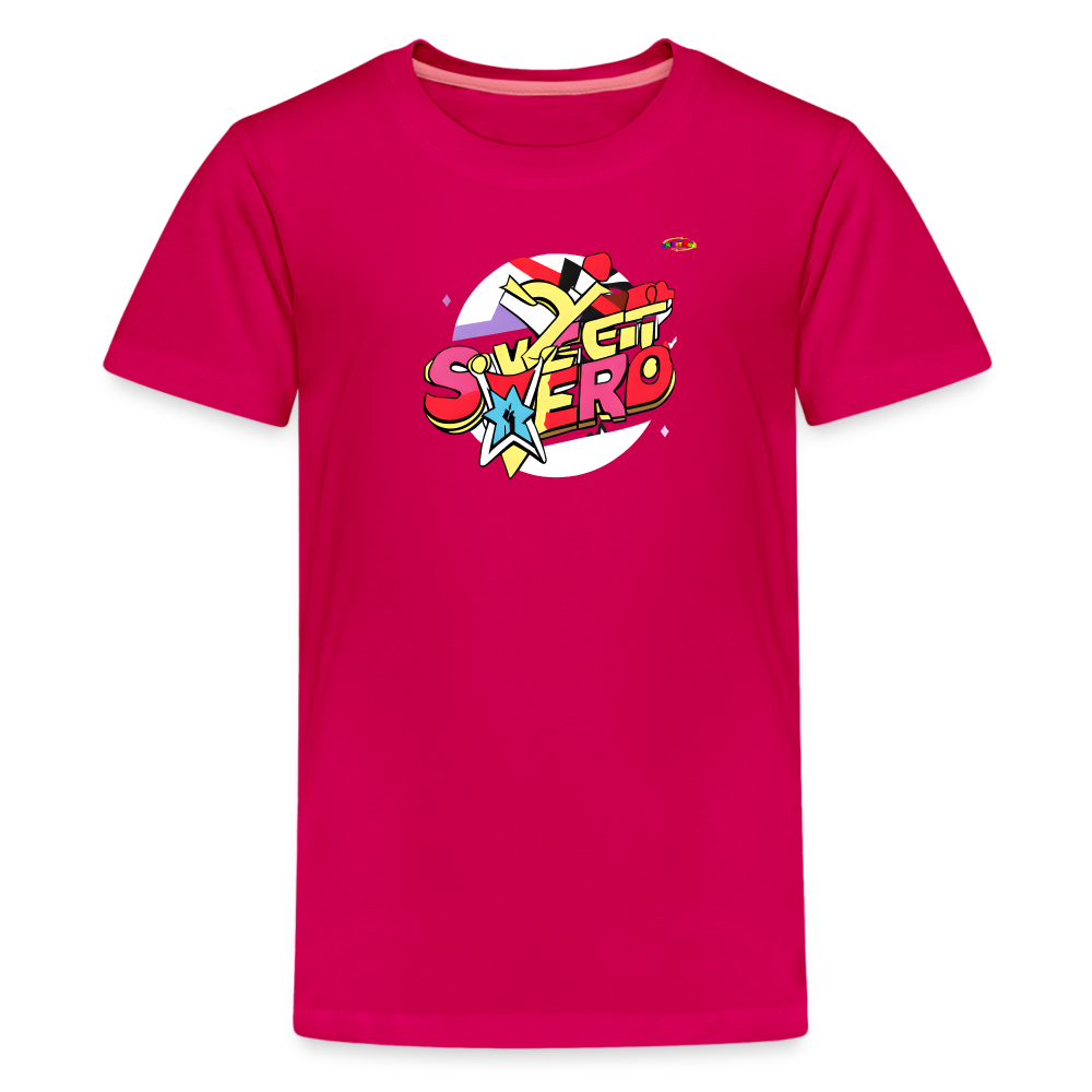 Super Star Sports Logo Children's  Premium T-Shirt-My Bright Side Clothing - dark pink