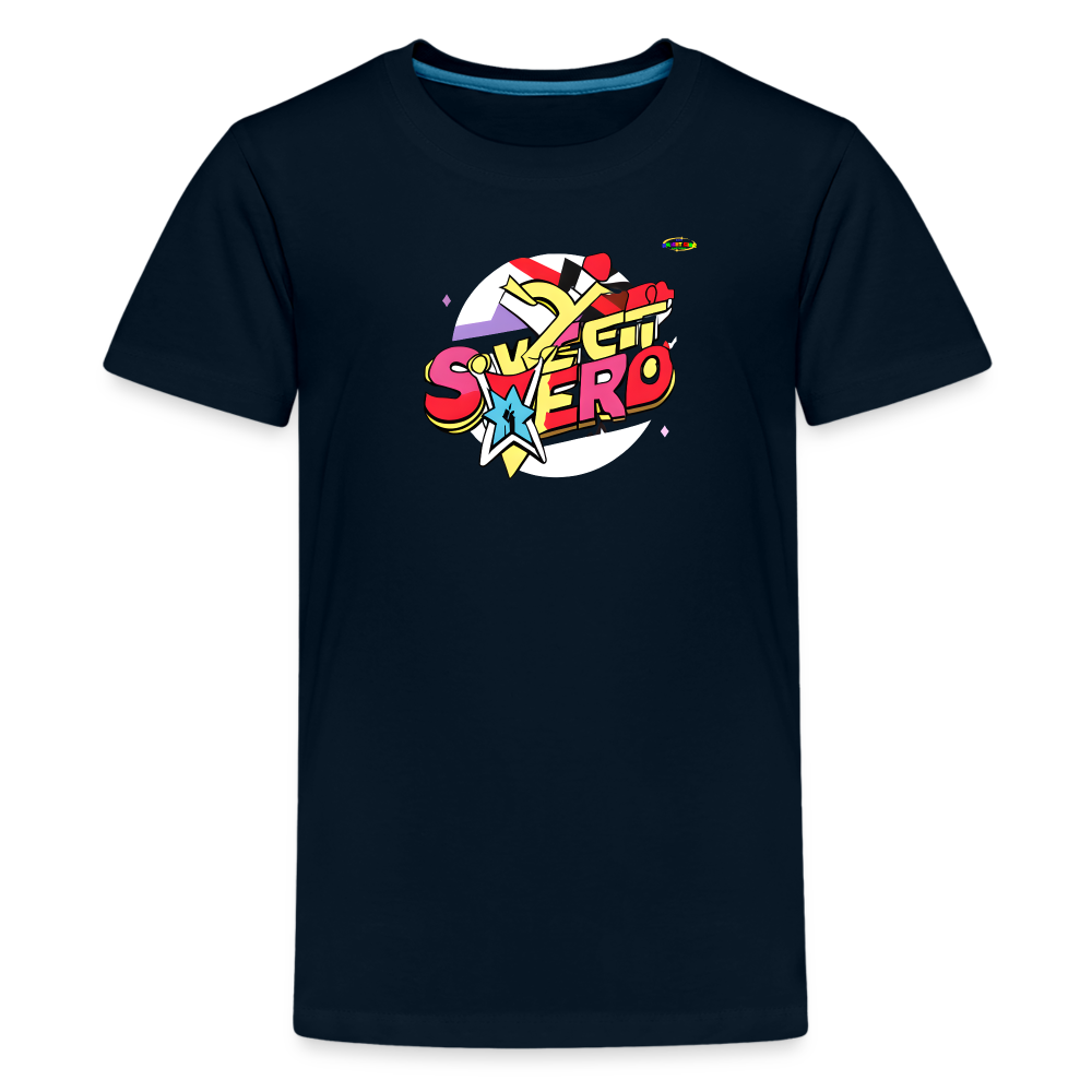 Super Star Sports Logo Children's  Premium T-Shirt-My Bright Side Clothing - deep navy