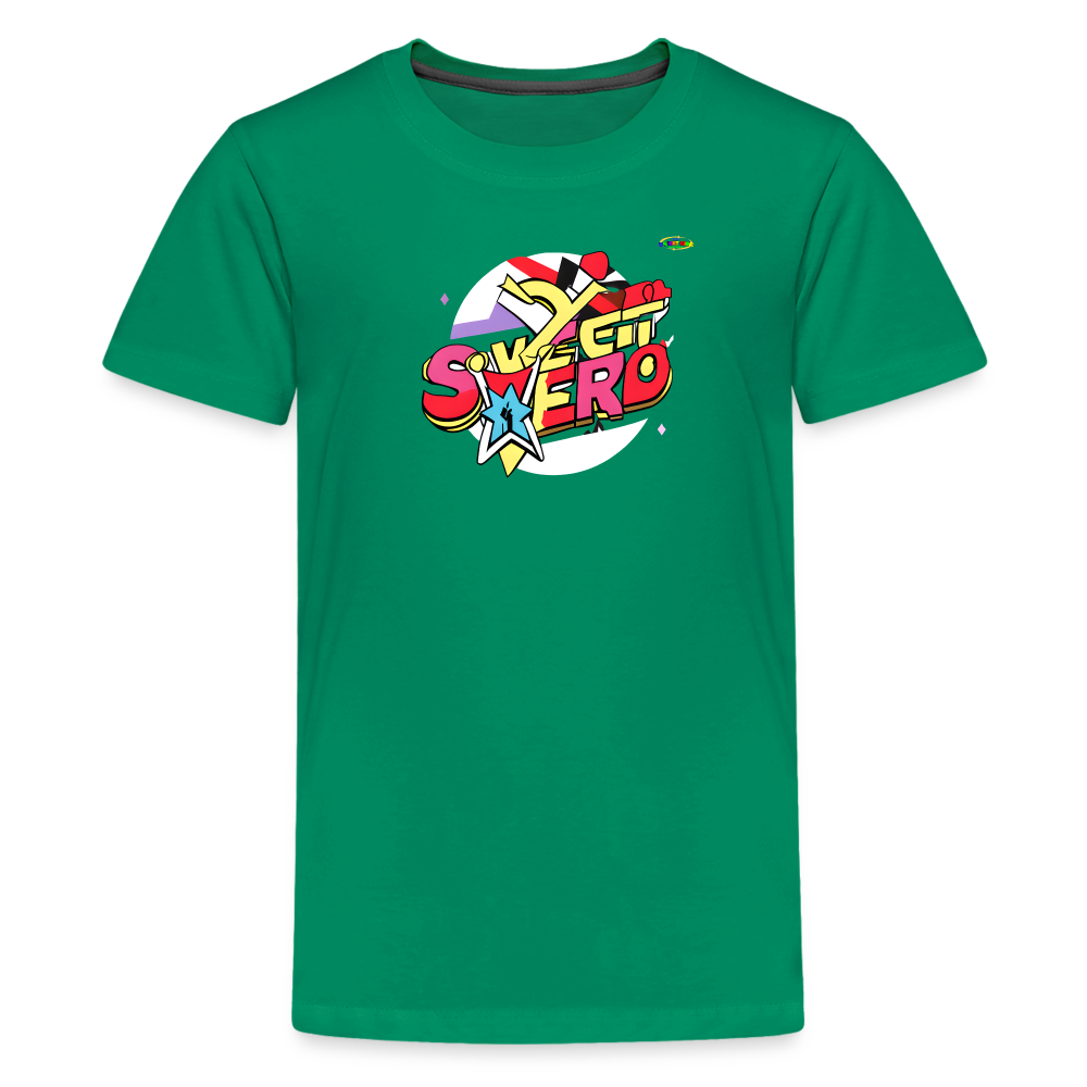 Super Star Sports Logo Children's  Premium T-Shirt-My Bright Side Clothing - kelly green