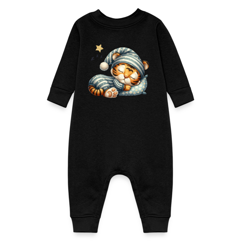 Baby Fleece One Piece - black