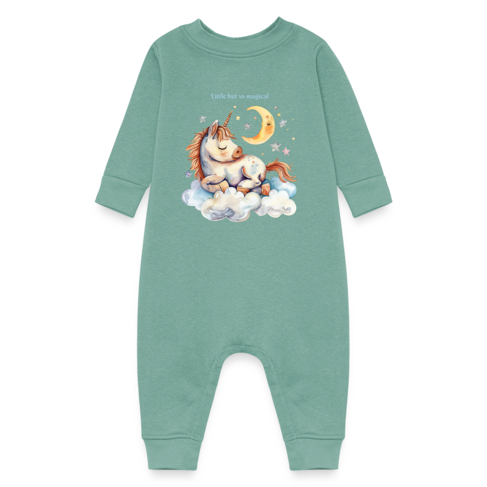 Baby Fleece One Piece - saltwater