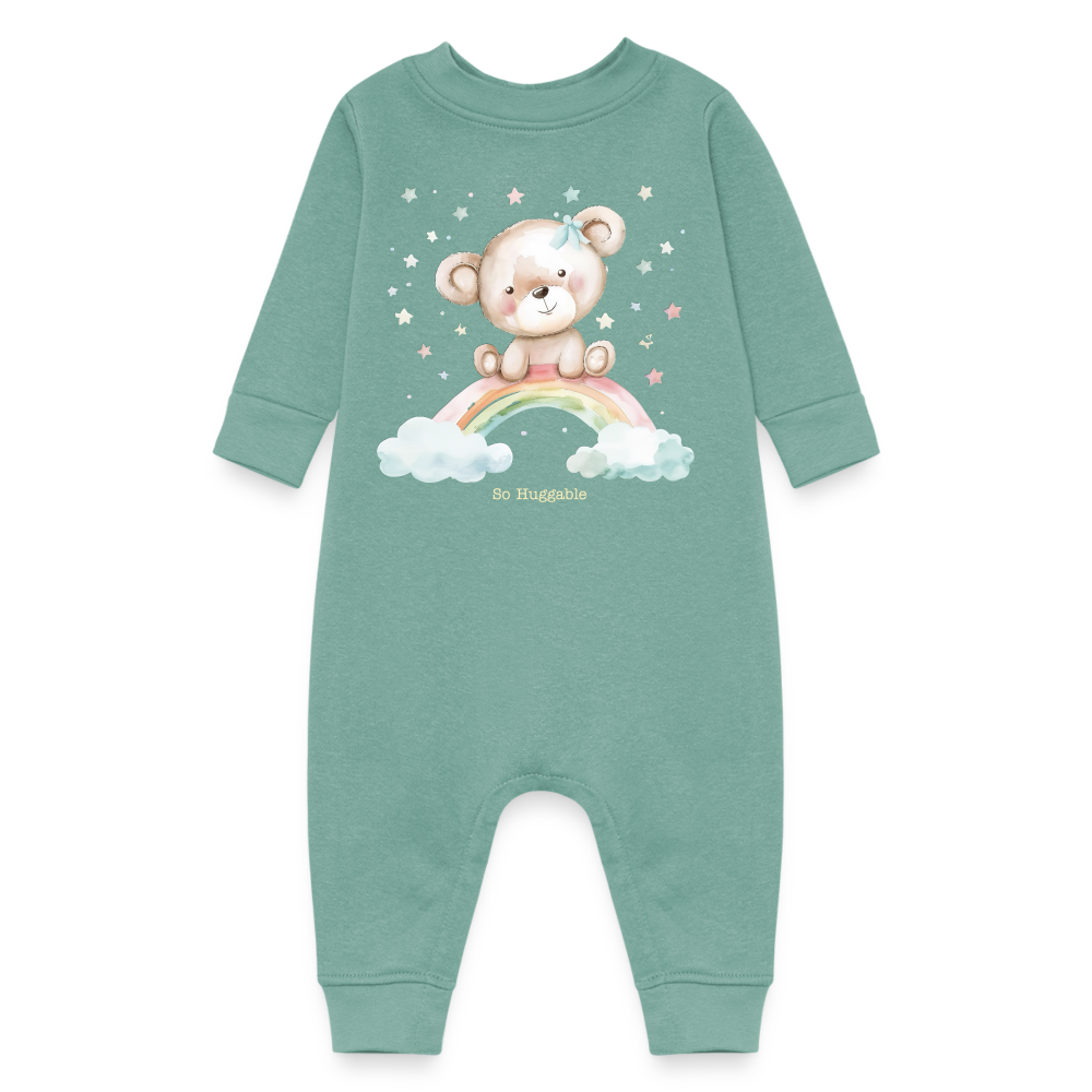 Baby Fleece One Piece - saltwater