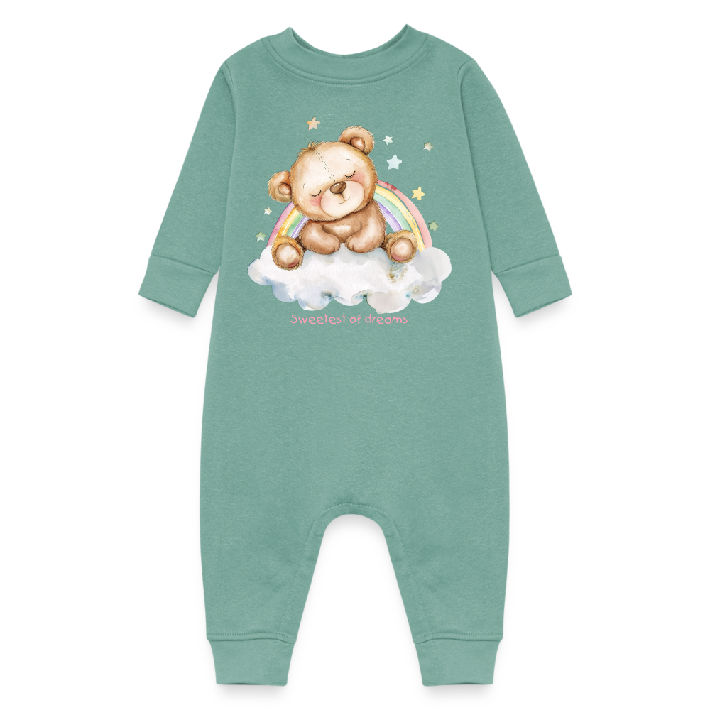 Baby Fleece One Piece - saltwater