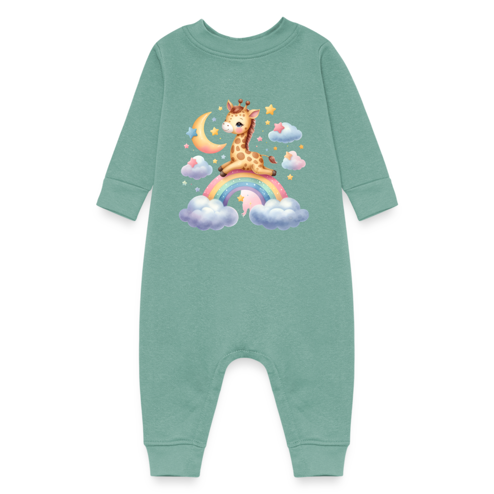 Baby Fleece One Piece - saltwater