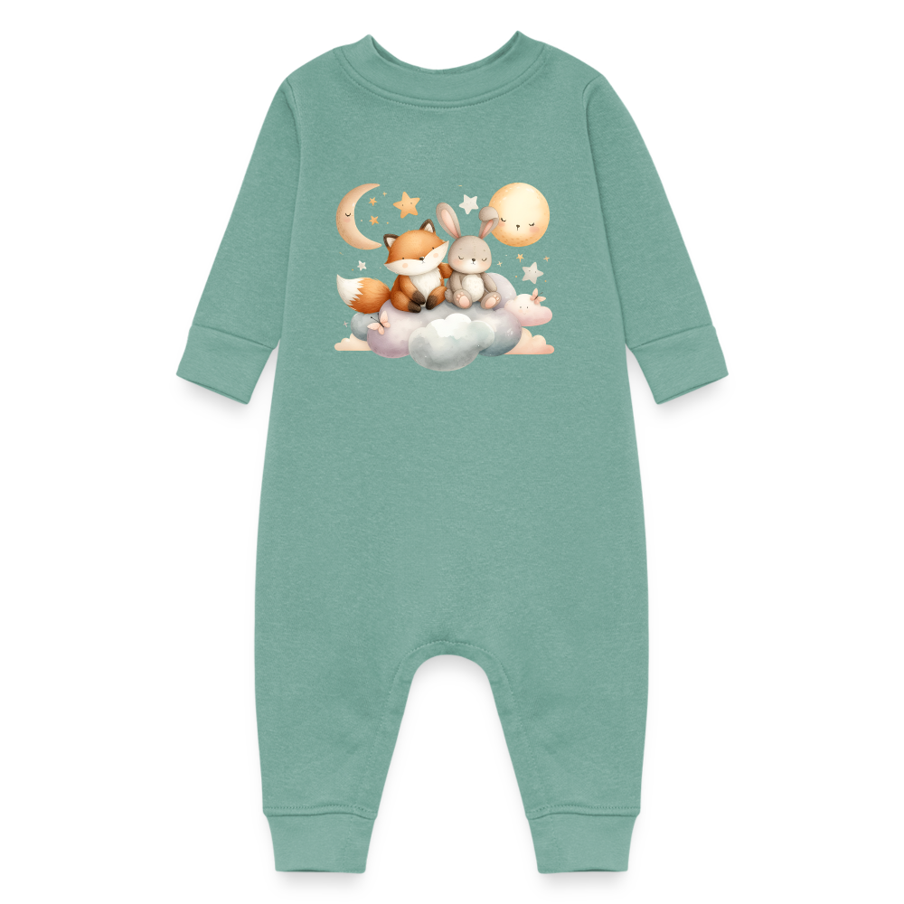 Baby Fleece One Piece - saltwater