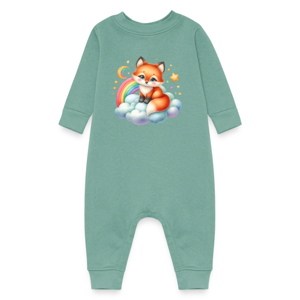 Baby Fleece One Piece - saltwater