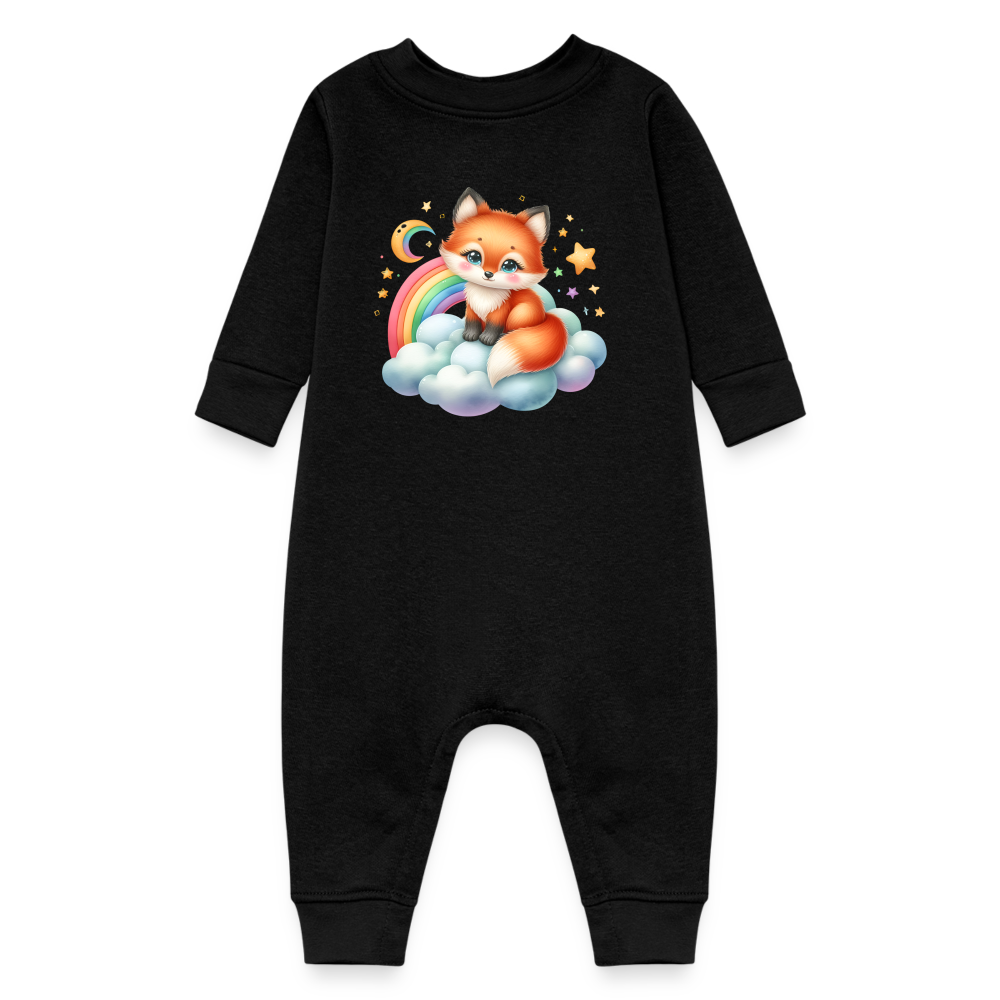 Baby Fleece One Piece - black