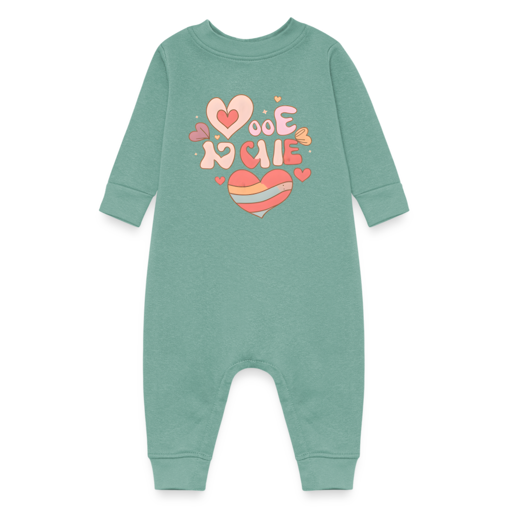 Baby Fleece One Piece - saltwater