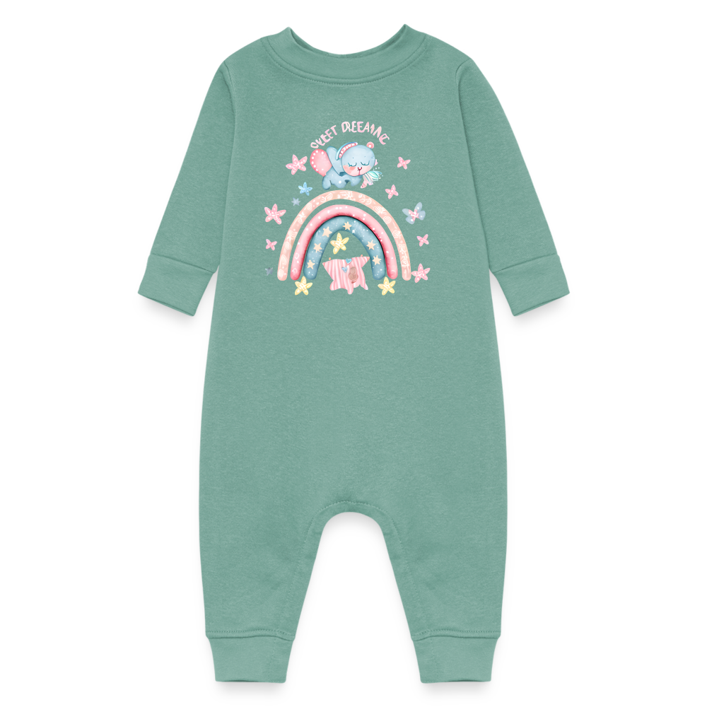 Baby Fleece One Piece - saltwater